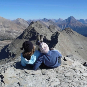 View near Talus Alpine Mountain Lodge wild and free in the Canadian Rockies